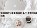 京张高铁主线主要作用是什么?？高铁京张线开通？