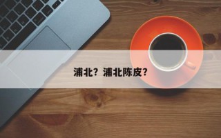 浦北？浦北陈皮？