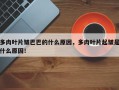 多肉叶片皱巴巴的什么原因，多肉叶片起皱是什么原因！