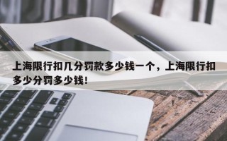 上海限行扣几分罚款多少钱一个，上海限行扣多少分罚多少钱！