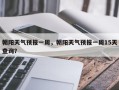 朝阳天气预报一周，朝阳天气预报一周15天查询？