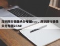 深圳限行摄像头分布图app，深圳限行摄像头分布图2024！