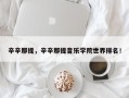辛辛那提，辛辛那提音乐学院世界排名！