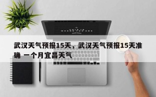 武汉天气预报15天，武汉天气预报15天准确 一个月宜昌天气