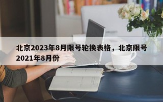 北京2023年8月限号轮换表格，北京限号2021年8月份