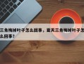 三角梅掉叶子怎么回事，夏天三角梅掉叶子怎么回事？