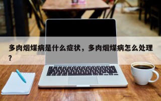 多肉烟煤病是什么症状，多肉烟煤病怎么处理？