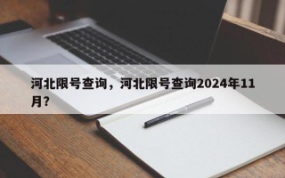 河北限号查询，河北限号查询2024年11月？