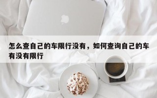 怎么查自己的车限行没有，如何查询自己的车有没有限行