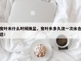 变叶木什么时候换盆，变叶木多久浇一次水合适！