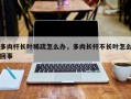 多肉杆长叶稀疏怎么办，多肉长杆不长叶怎么回事