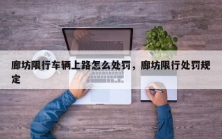 廊坊限行车辆上路怎么处罚，廊坊限行处罚规定