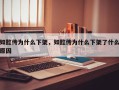如懿传为什么下架，如懿传为什么下架了什么原因