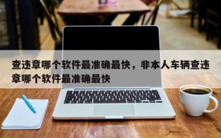 查违章哪个软件最准确最快，非本人车辆查违章哪个软件最准确最快