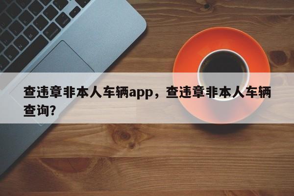 查违章非本人车辆app，查违章非本人车辆查询？-第1张图片-我家生活百科